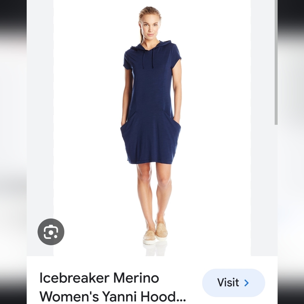 Icebreaker Yanni dress . Size medium. Merino wool. Excellent condition.
